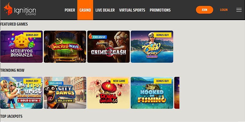 Ignition - best online casino in Florida 2026